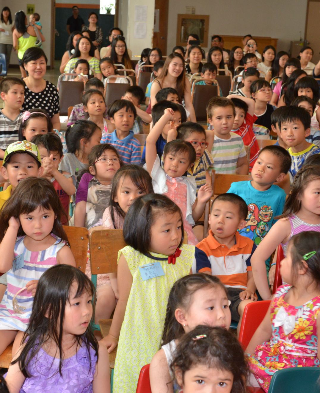 Students of Catholic Chinese School 